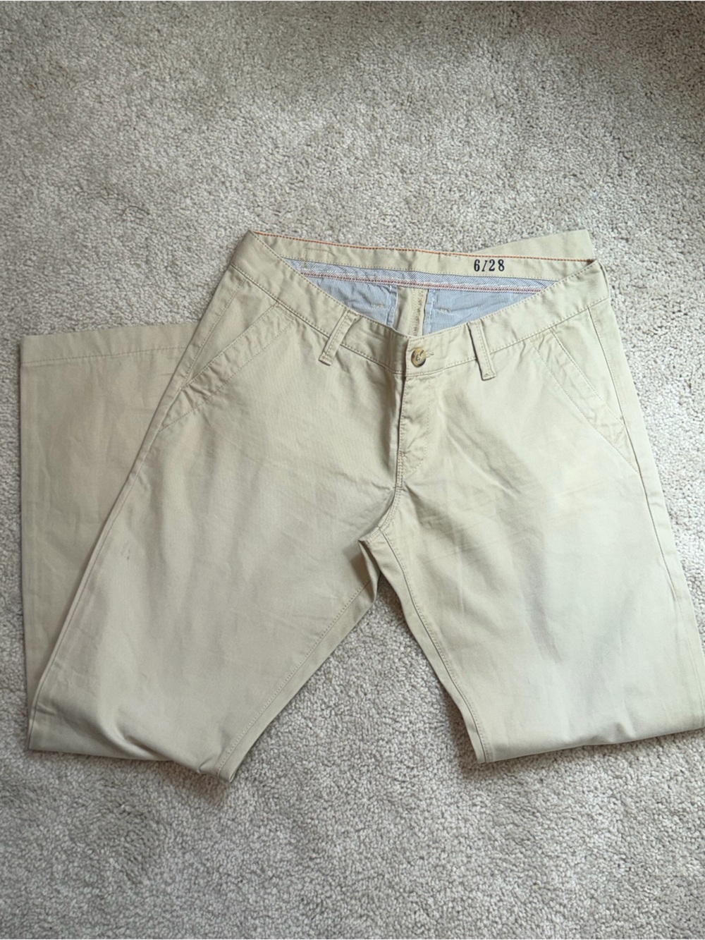 Women's Civilian boyfriend Khaki Pants - Light Beige